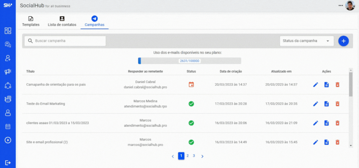 email marketing 6 - Socialhub - Para todos os Negócios Relatorios. - Socialhub - Para todos os Negócios