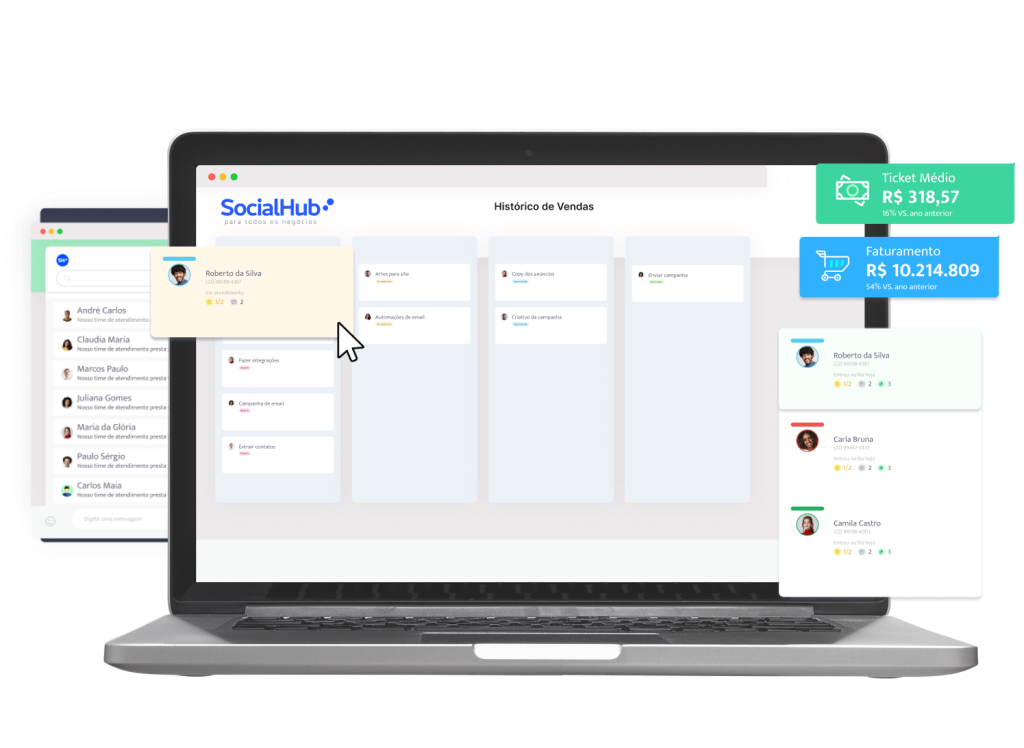 SocialHub.pro Democratizando o Marketing Digital 8 - Socialhub - Para todos os Negócios CRM de Vendas