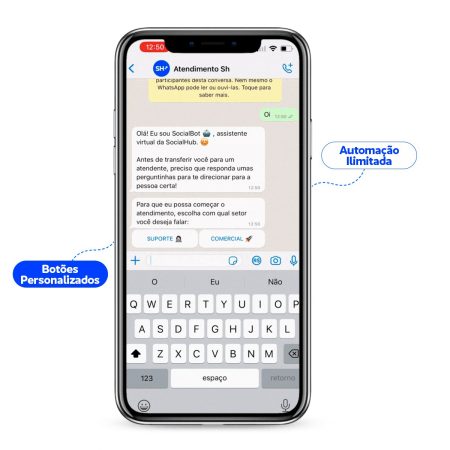 Mensagens ilimitadas